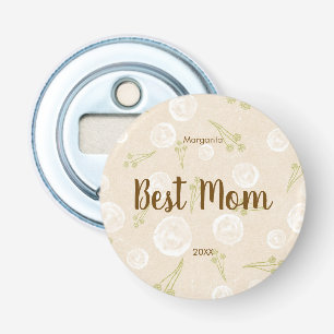 Personalized Best Mom Faux Bubbles Bottle Opener