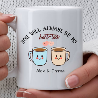 Personalized Best-Tea Couple   Mug