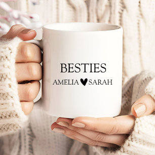 Personalized Besties Coffee Mug Best Friend Gift
