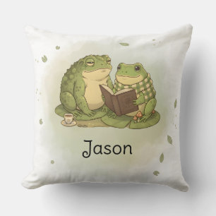 Personalized BG 1 Mossy the Toad Cushion
