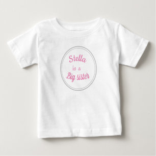 PERSONALIZED BIG SISTER WITHIN A CIRCLE t-shirt