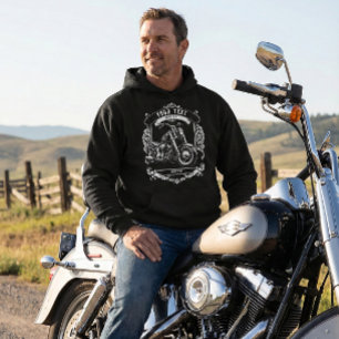 Personalized Biker Motorcycle Rider Gift Hoodie