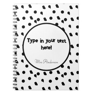 personalized binder,boho binder,modern boho custom notebook