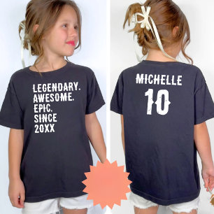 Personalized Birthday 10th 12th 14th Birthday Gift T-Shirt