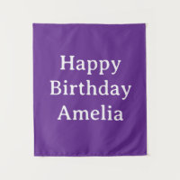 Personalized Birthday Banner Custom Name Flag Wall