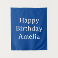 Personalized Birthday Banner Custom Name Flag Wall