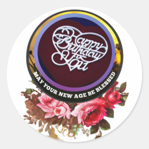    Personalized Birthday Gift Sticker