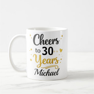 Personalized Birthday Mug Cheers To Years Gift