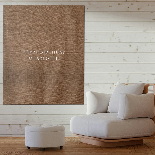 Personalized Birthday Name Flag Fabric Banner Tapestry (Personalized Birthday Name Flag Fabric Banner Tapestry)