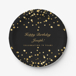 Personalized Birthday Paper Plate