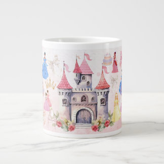 Personalized birthday princess mug, large coffee mug