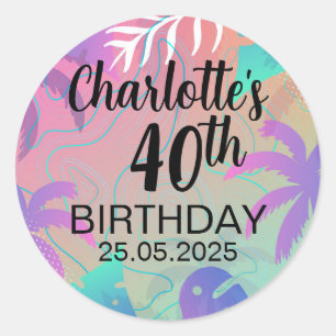 personalized birthday Sticker