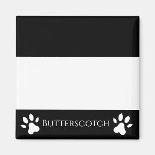 Personalized Black Add-a-Cat Photo  Magnet