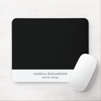 Personalized Black And White Color Block