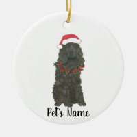 Personalized Black Cocker Spaniel Christmas