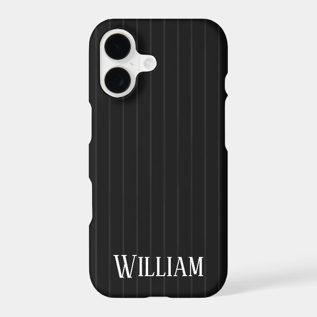 Personalized black pinstripes (Back)