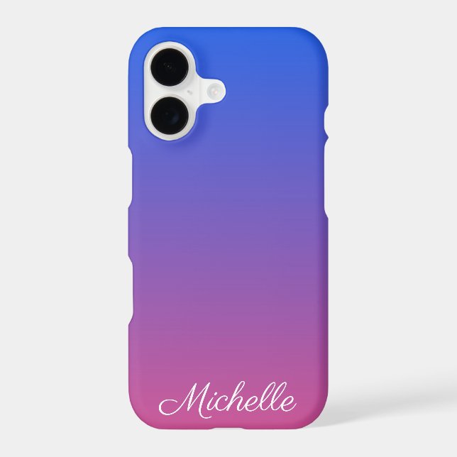 Personalized blue and pink ombre gradient (Back)