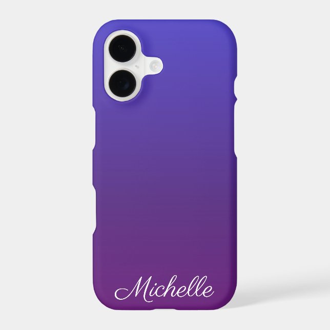 Personalized blue and purple ombre (Back)