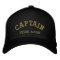 Personalized Boat Name Captain Hat