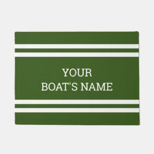 Personalized Boat Name Dock Mat