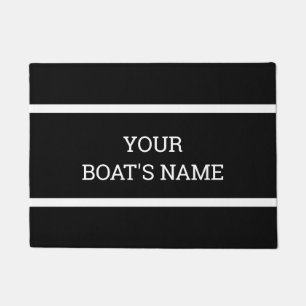 Personalized Boat Name Dock Mat