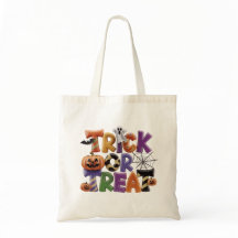 Personalized BOO Crew Halloween Tote Bag 