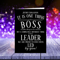 Personalized Boss Day thank you gift office decor
