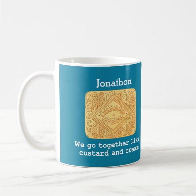 Personalized Boyfriend Biscuit Mug (Left)