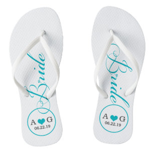 Personalized Bridal (blue) Thongs