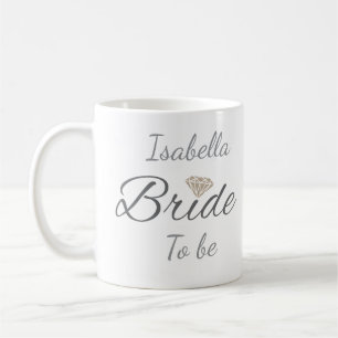 Personalized Bride To Be Mug – Custom Bridal Party
