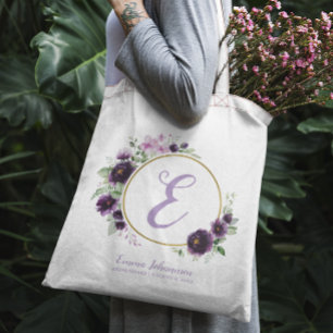 Personalized Bridesmaid Bridal Party Proposal Tote Bag