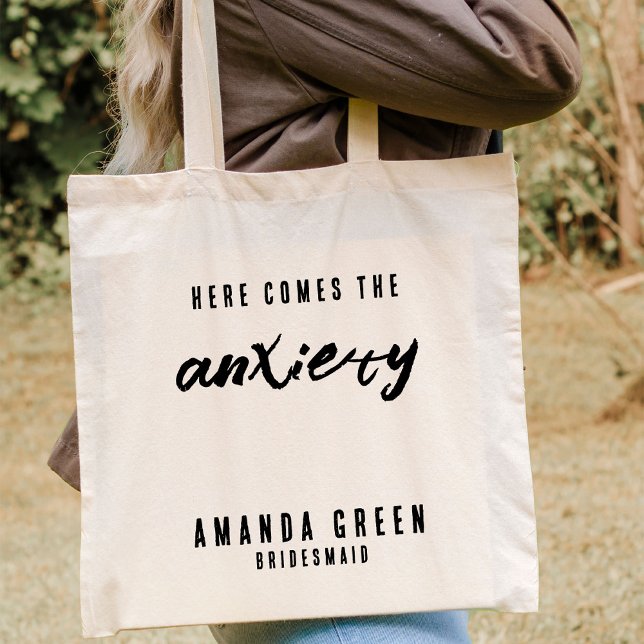 Personalized Bridesmaid Funny Bachelorette Party Tote Bag (Creator Uploaded)