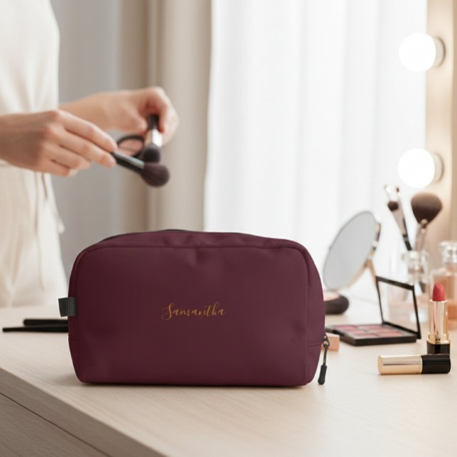 Personalized Bridesmaid Makeup Bag (Creator Uploaded)