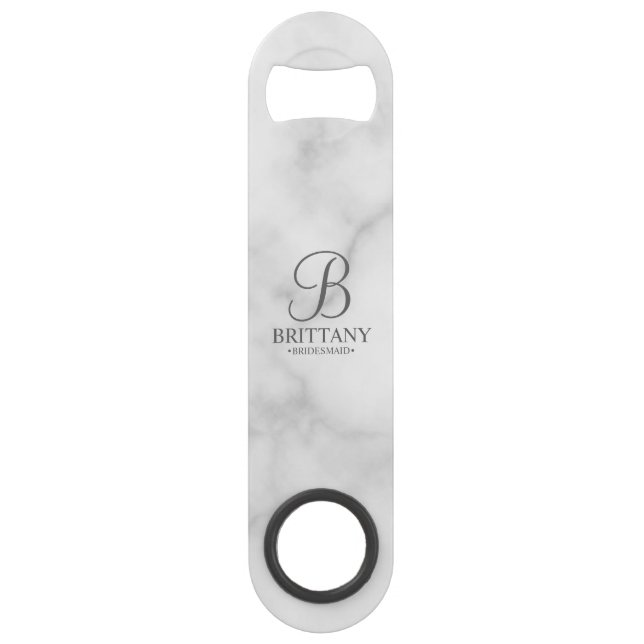 Personalized Bridesmaid's Name and Monogram (Front)