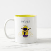 Personalized Bumblebee Mug