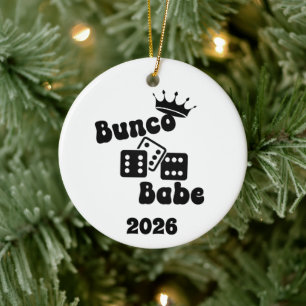 Personalized Bunco Babe Ornament