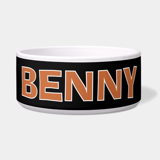 Personalized Burnt Orange & Black (Front)