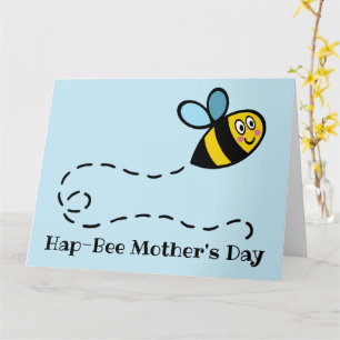 Personalized Busy Bumblebee Mother's Day Card