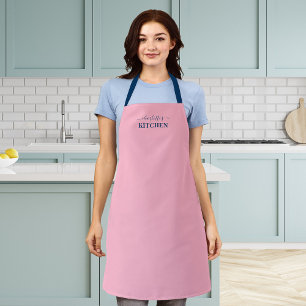 Personalized Calligraphy Editable Colors Kitchen Apron
