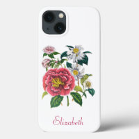 Personalized Camellias Case-Mate iPhone Case