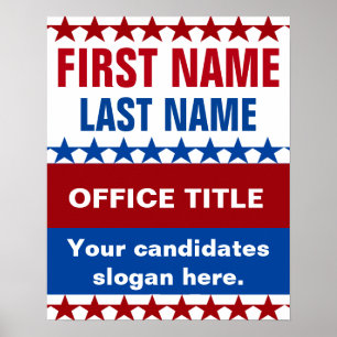 Personalized Campaign Template Poster