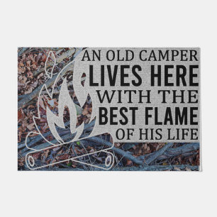 Personalized Camping doormat, Customized rug