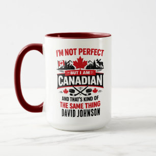 Personalized Canada Flag Day   Custom Canadian Mug