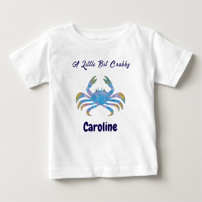 Personalized Cancer Zodiac Impressionist Toddler  Baby T-Shirt (Front)