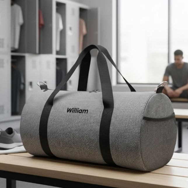Personalized Canvas Duffel Bag - Custom Name  (Creator Uploaded)