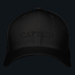 Personalized CAPTAIN Baseball Cap with Embroidery<br><div class="desc">Show off your style with this personalized CAPTAIN baseball cap featuring custom embroidery. Durable and comfortable,  it’s perfect for everyday wear,  sports,  or gifting. The adjustable design ensures a great fit while adding a unique,  personal touch.</div>
