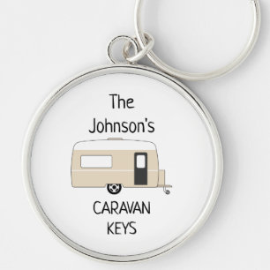 Personalized Caravan Keys name Key Ring