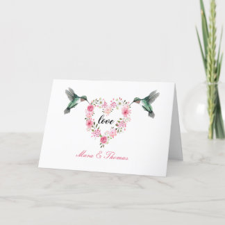 Personalized card Tarjeta de agradecimiento