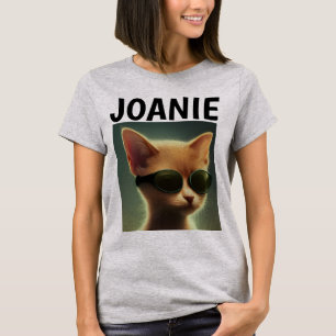 PERSONALIZED CAT CUSTOM GIRLS T-SHIRTS