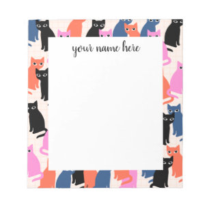 Personalized Cats Notepad